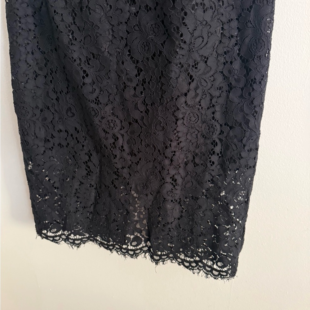 NWT Bardot Women’s Brielle Black Strapless Overlay Sweetheart Lace Dress XL - Picture 5 of 9